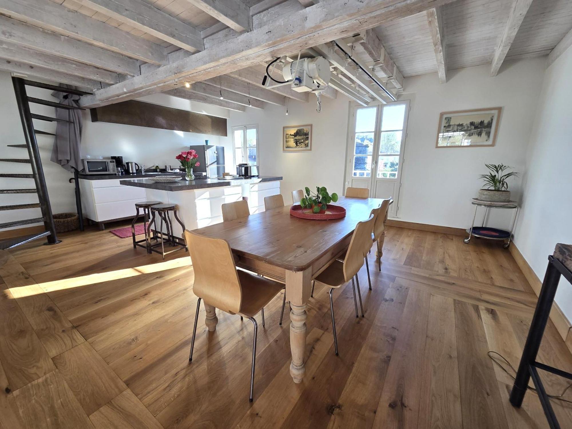 Quai 3 Loft Moderne Et Lumineux Les Pieds Dans L'Eau Apartment ชาร์แนค ภายนอก รูปภาพ